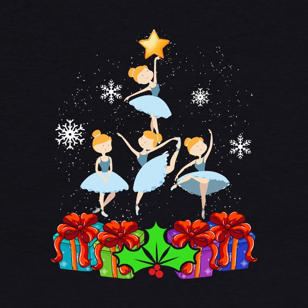 Funny Ballet Dancer Dance Christmas Tree Decor Gift Xmas by thuden1738